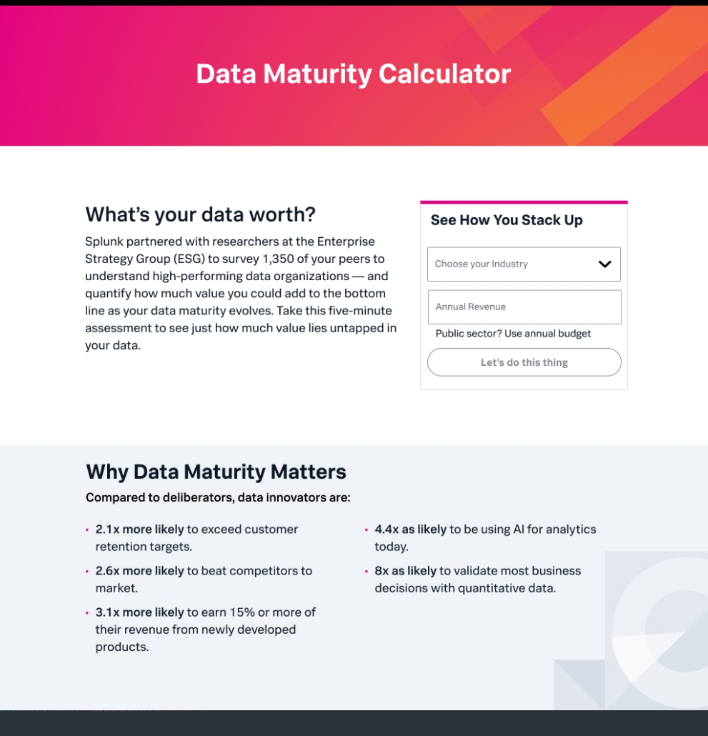 Data Value Calculator: Intro