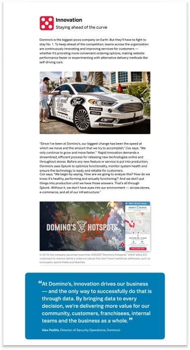 Dominos Customer Story 4