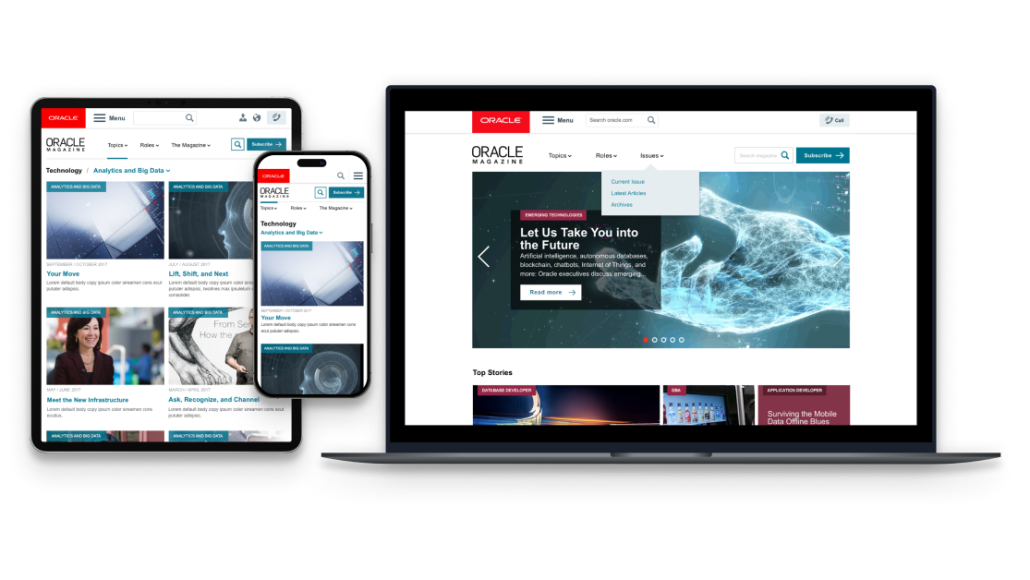 Oracle Blogs: UX/UI Design Case Study