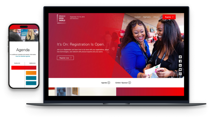 Oracle OpenWorld: UX/UI Design Case Study