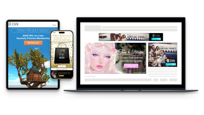 Second Life: Marketing and UI Design