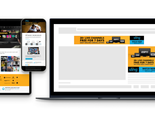 Sling TV: Multi-channel Advertising Campaign