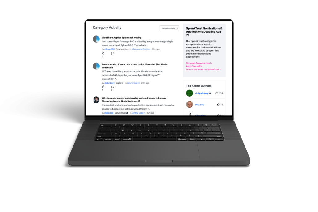 Khoros Community Mockup