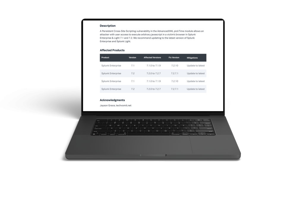 Security Portal Mockup