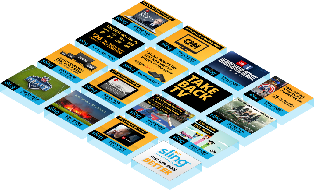 Sling TV Banner Ads Sling TV Banner Ads Thumbnail