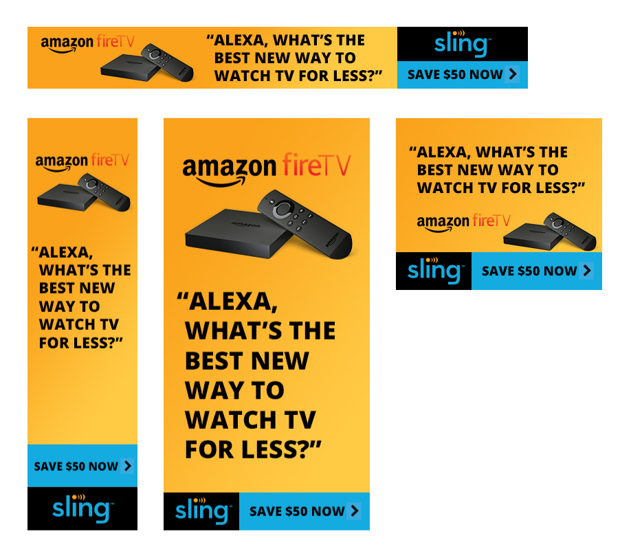 SlingTV BannersA-80