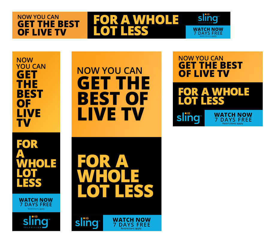SlingTV BannersB-80
