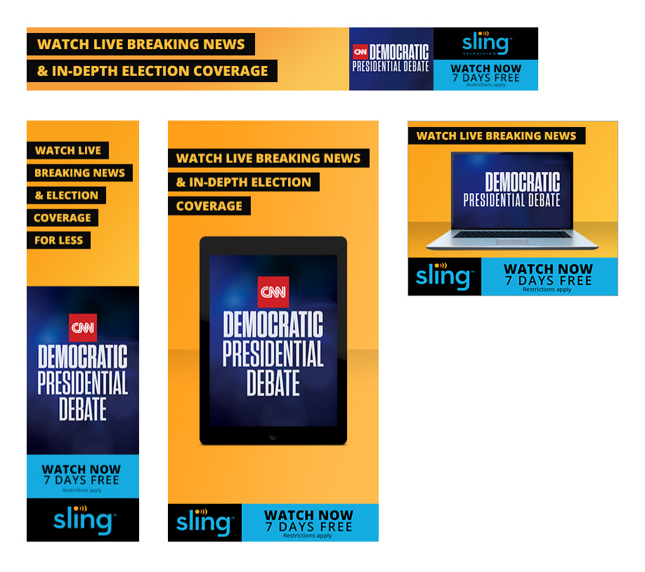 SlingTV BannersC-80