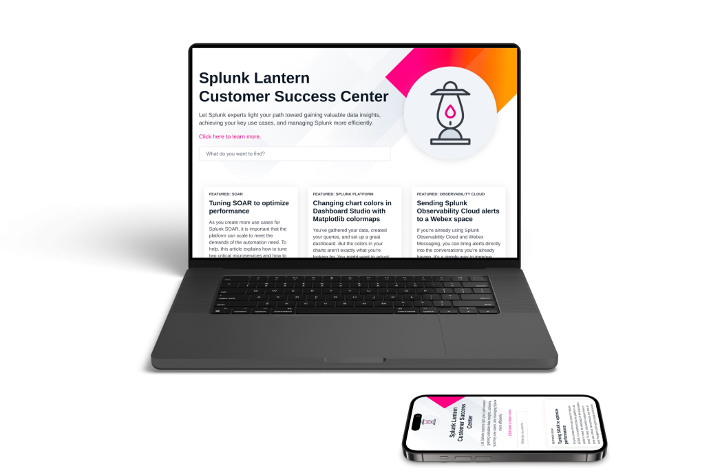 Splunk Lantern - Responsive Design
